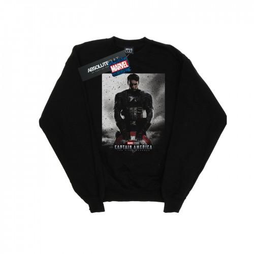 Pertemba FR - Apparel Marvel Studios Heren Captain America The First Avenger Poster Sweatshirt