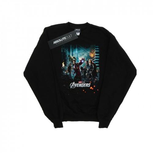 Pertemba FR - Apparel Marvel Studios Heren The Avengers Poster Sweatshirt