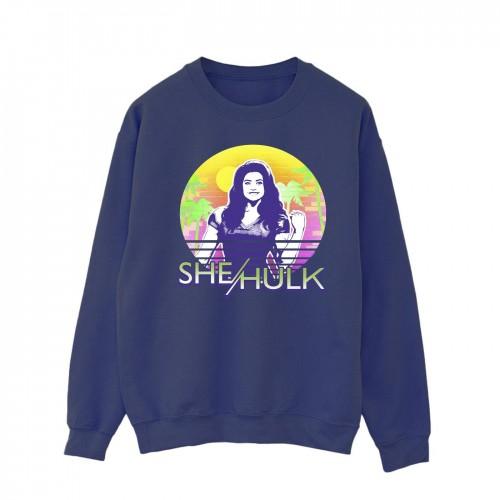 Marvel Heren She-Hulk: Advocaat Sunset Smile Sweatshirt