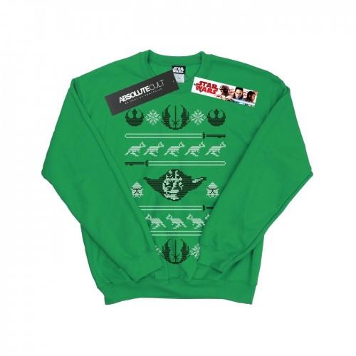 Star Wars Mens Yoda Christmas Tauntauns Sweatshirt