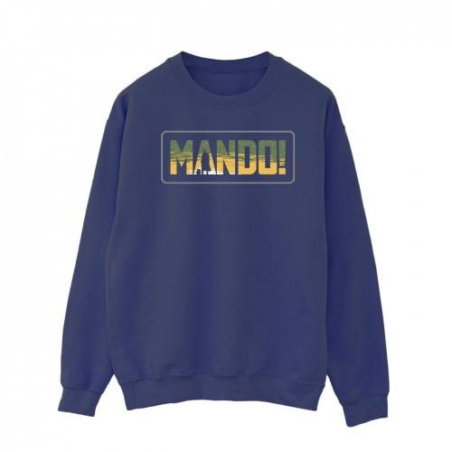 Star Wars Heren The Mandalorian Mando Cutout Sweatshirt