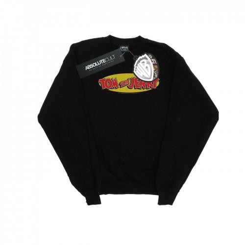 Tom And Jerry Mens Inline Logo Sweatshirt