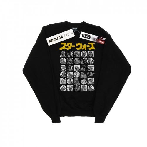 Star Wars Mens Japanese Character Thumbnail Sweatshirt