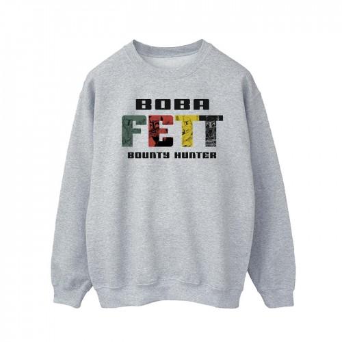 Star Wars heren Boba Fett karakterlogo sweatshirt