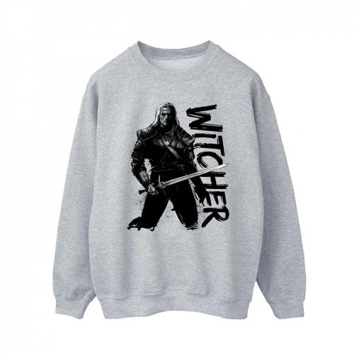 Pertemba FR - Apparel Netflix Heren The Witcher Sketch Geralt-sweatshirt