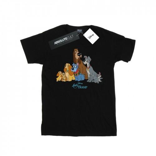 Disney Boys Lady en de Vagebond Klassiek Groep T-shirt