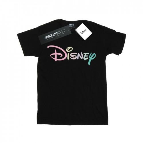 Disney T-shirt met pastelkleurig logo voor jongens