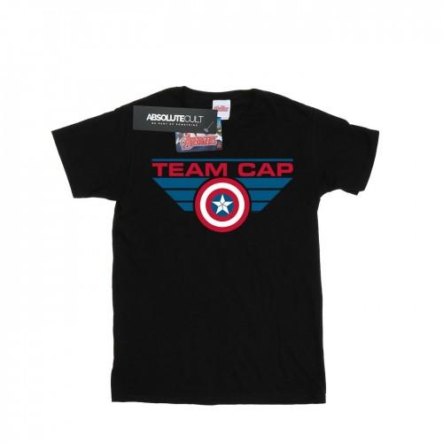 Marvel Boys Captain America Burgeroorlog Team Cap T-shirt