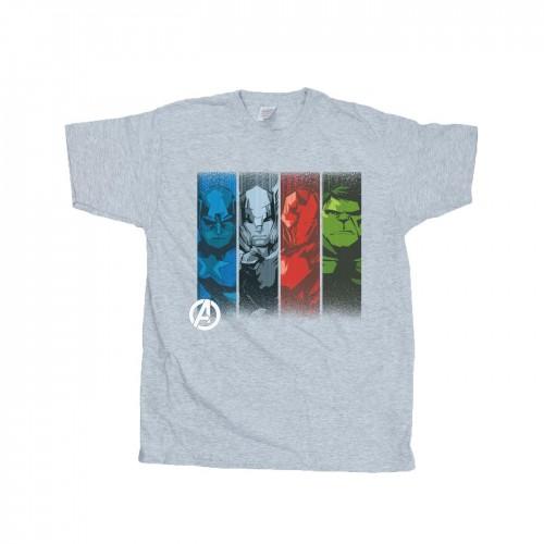 Marvel Boys Avengers Team Strips T-Shirt