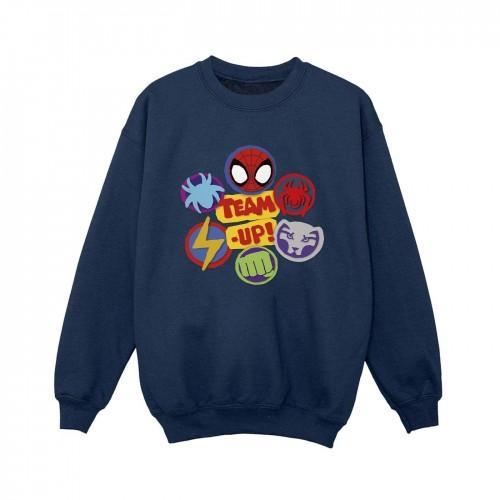 Marvel Boys Spidey en zijn geweldige vrienden werken samen sweatshirt