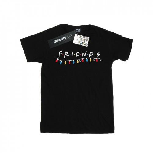 Friends Vrienden meisjes kerstverlichting katoenen T-shirt