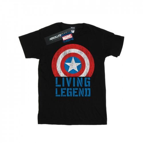 Marvel Girls Captain America Living Legend katoenen T-shirt