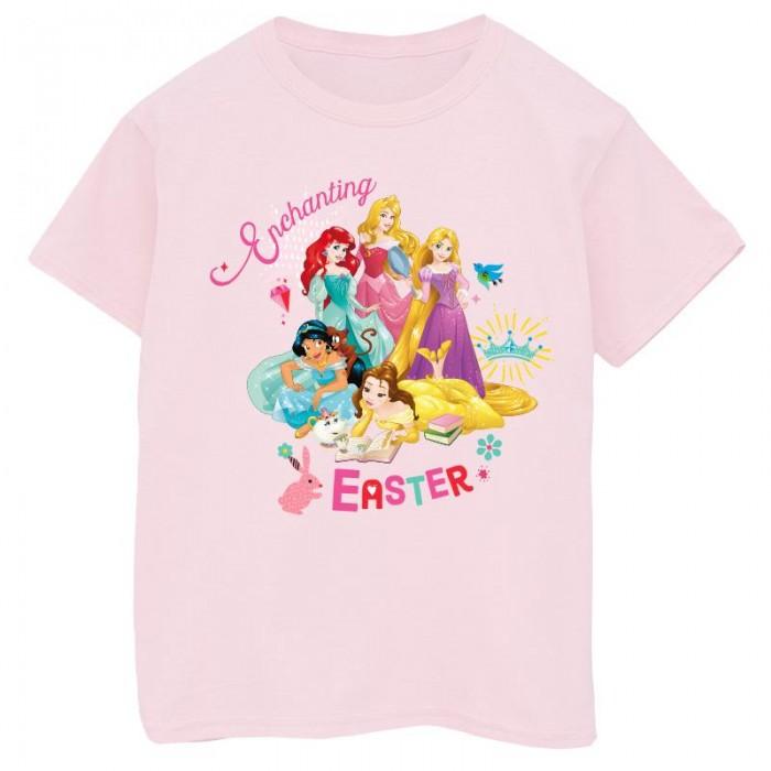 Disney meisjes prinsessen betoverde katoenen T-shirt met Pasen