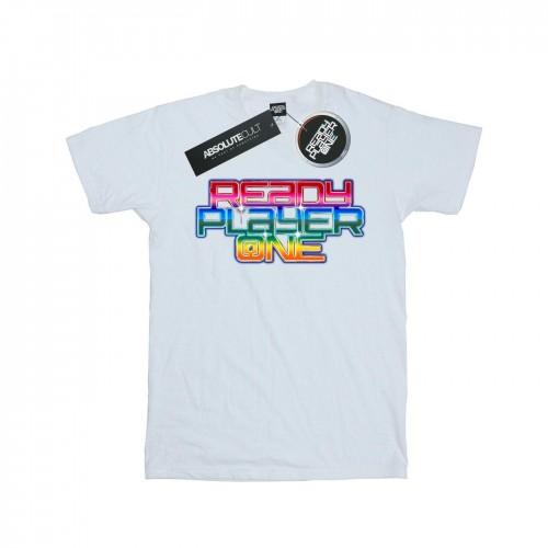 Ready Player One katoenen T-shirt met regenbooglogo voor meisjes