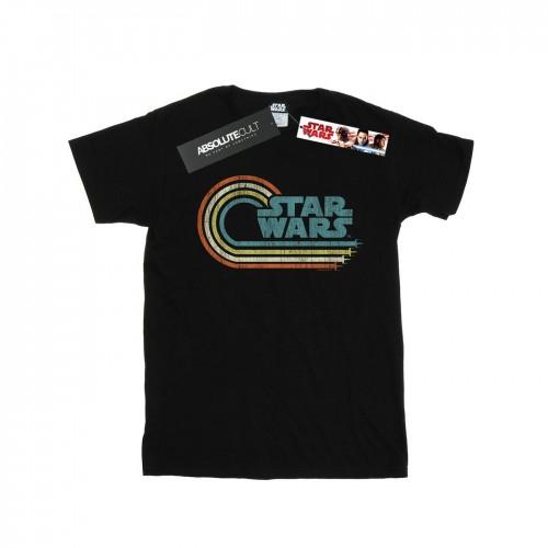 Star Wars katoenen T-shirt met Retro Wave-logo voor meisjes