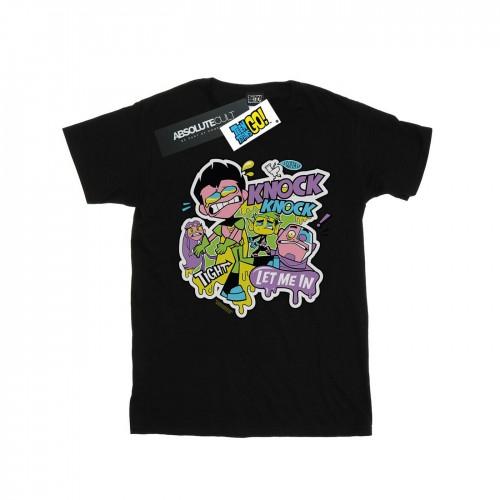 DC Comics Girls Teen Titans Go Knock Knock katoenen T-shirt