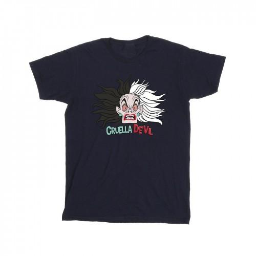 Disney meisjes 101 Dalmatiërs Cruella De Vil Crazy Mum katoenen T-shirt