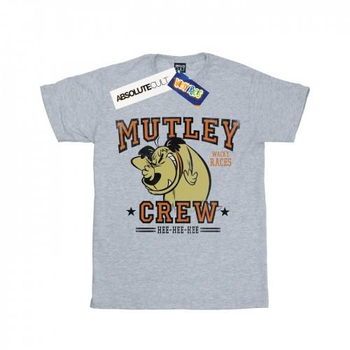 Wacky Races Mutley katoenen T-shirt met ronde hals voor meisjes