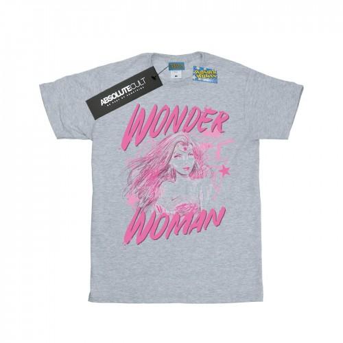 DC Comics Girls Wonder Woman geschetst Warrior katoenen T-shirt