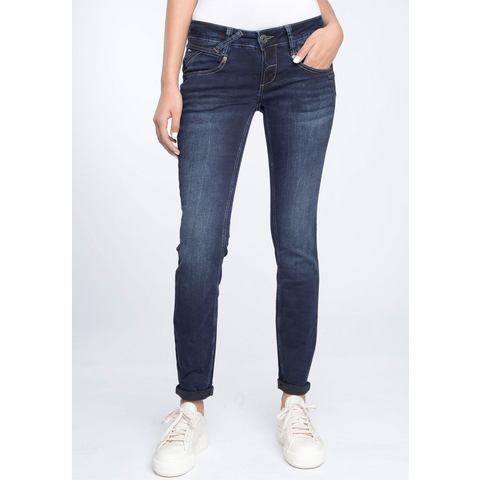 GANG Skinny fit jeans 94NENA in authentieke used wassing