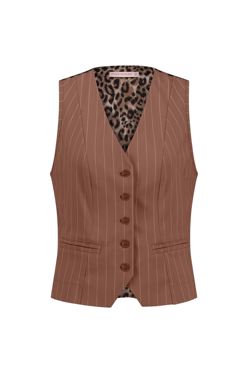 Studio Anneloes Female Vesten Bruno Pinstripe Gilet 11853