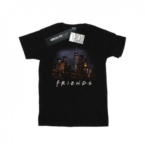 Friends Vrienden jongens nacht Skyline T-shirt