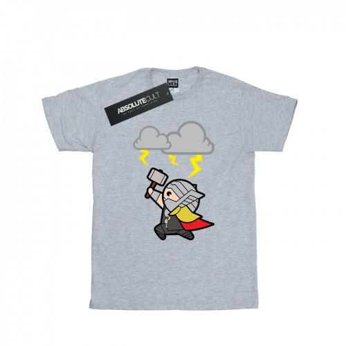 Marvel Boys Kawaii Thor God van de donder T-shirt