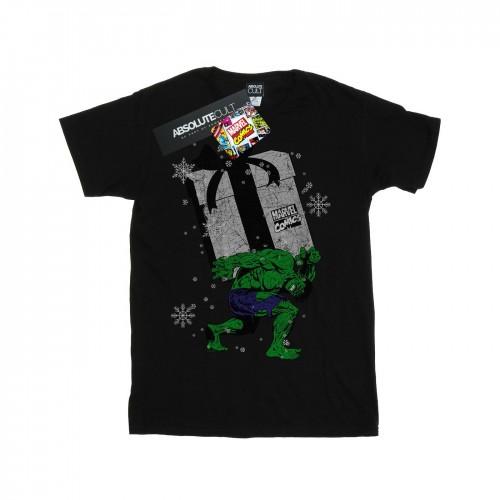 Marvel jongens Santa Hulk T-shirt