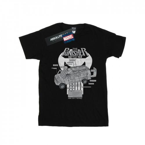 Marvel Boys The Punisher Battle Van Breakdown T-shirt