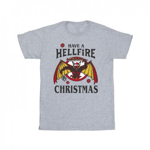 Pertemba FR - Apparel Netflix Boys Stranger Things Hellfire kerst-T-shirt