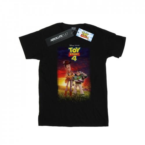 Disney jongens Toy Story 4 Buzz en Woody poster T-shirt