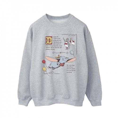 Disney Heren Dumbo Story Boekpagina Sweatshirt