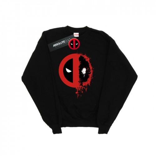 Marvel Deadpool herensweatshirt met split Splat-logo