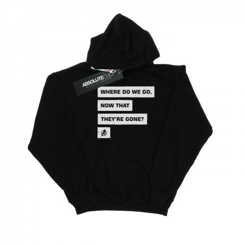 Marvel Heren Avengers Endgame Waar gaan we heen Hoodie