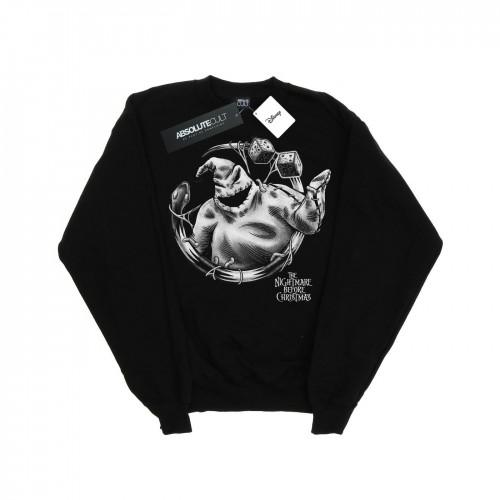 Disney Mens Nightmare Before Christmas Ooogie Boogie Mono Sweatshirt