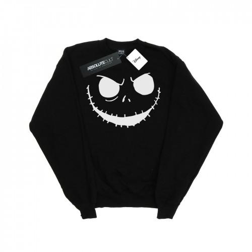 Disney Mens Nightmare Before Christmas Jack's Face Bold Sweatshirt