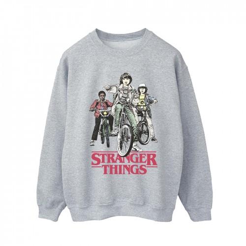 Pertemba FR - Apparel Netflix Heren Stranger Things Retro Bikers Sweatshirt