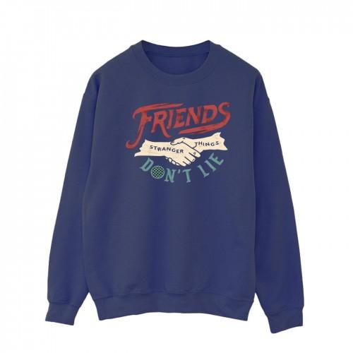 Pertemba FR - Apparel Netflix Heren Stranger Things Friends DonÂ't Lie Hands Sweatshirt