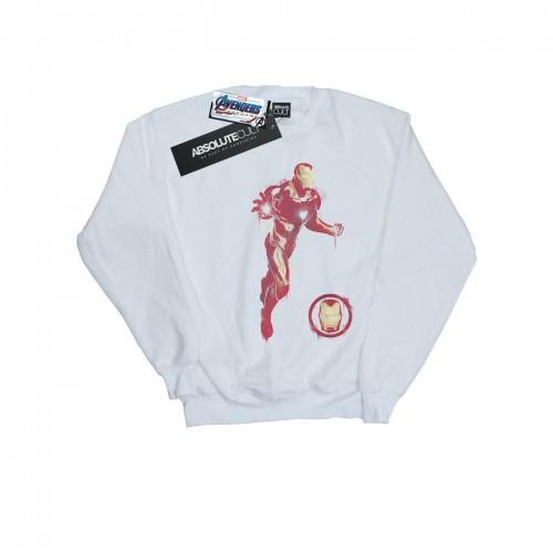 Marvel Heren Avengers Endgame Geschilderd Iron Man Sweatshirt