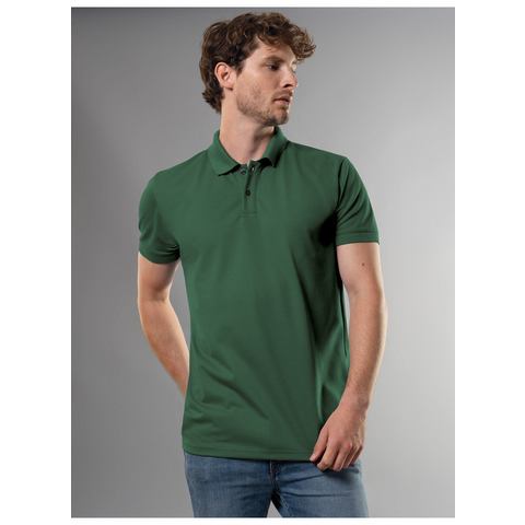 Trigema Poloshirt TRIGEMA slim fit poloshirt van DELUXE-piqué (1-delig)