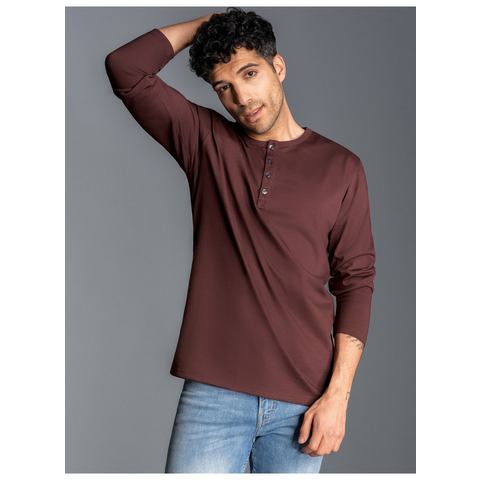 Trigema Longsleeve TRIGEMA shirt met lange mouwen en knoopsluiting (1-delig)