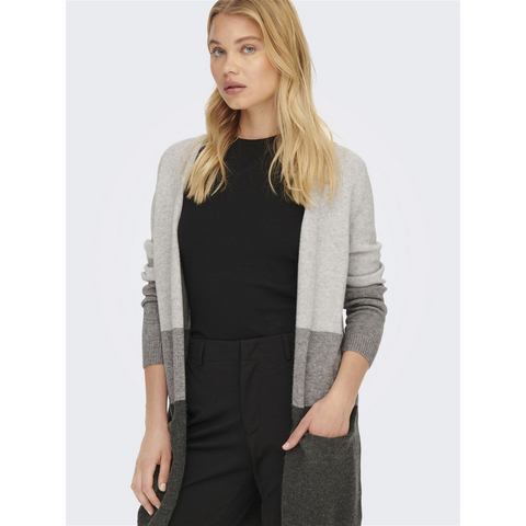 Only Lang vest ONLQUEEN L/S LONG CARDIGAN KNT NOOS