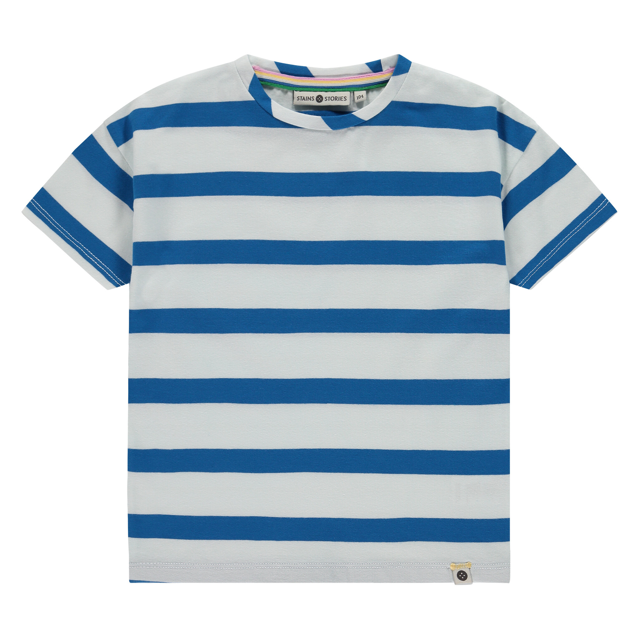 Stains & Stories-collectie T-shirt stripes (river)