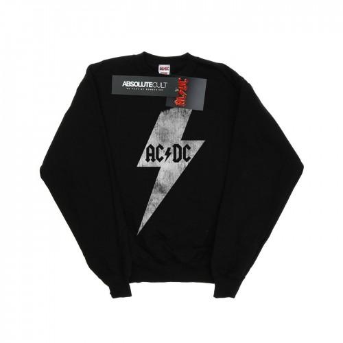 AC/DC Lightning Bolt-sweatshirt voor meisjes 5-6 Years zwart