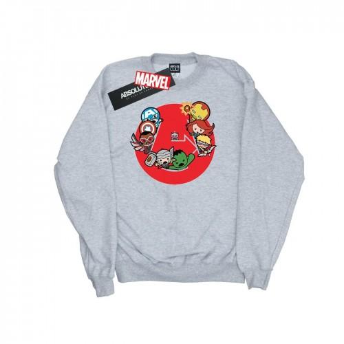 Marvel Girls Kawaii Avengers Ready Steady War-sweatshirt