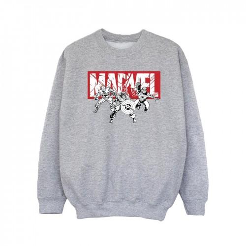 Marvel Girls Comics Hero Group-sweatshirt