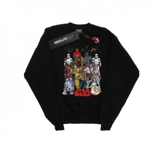 Star Wars Girls The Rise Of Skywalker Character Collage Sweatshirt