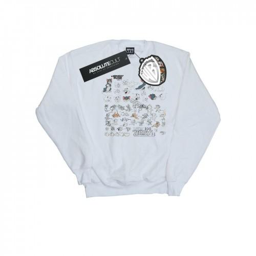 Tom And Jerry Girls Cartoon Dept Sweatshirt