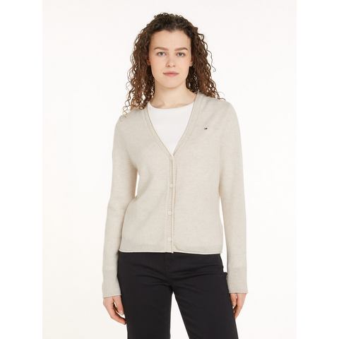 Tommy Hilfiger Vest SOFT WOOL V-NK CARDIGAN