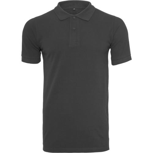 Build Your Brand heren piqué-getailleerd poloshirt